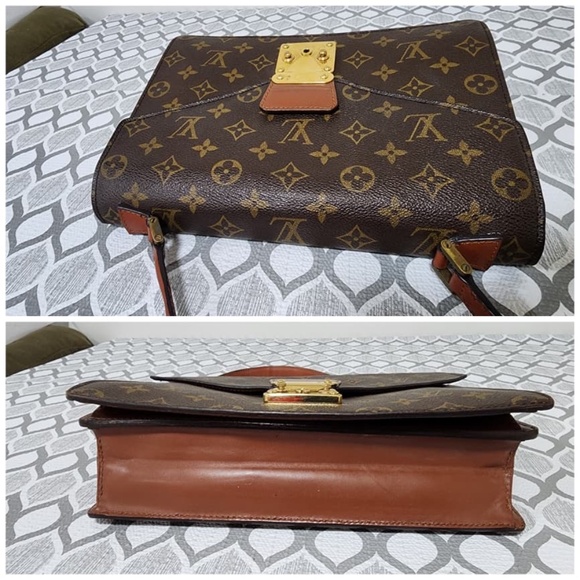 Authentic Louis Vuitton Monogram Canvas Concorde Bag - Picture 11 of 14